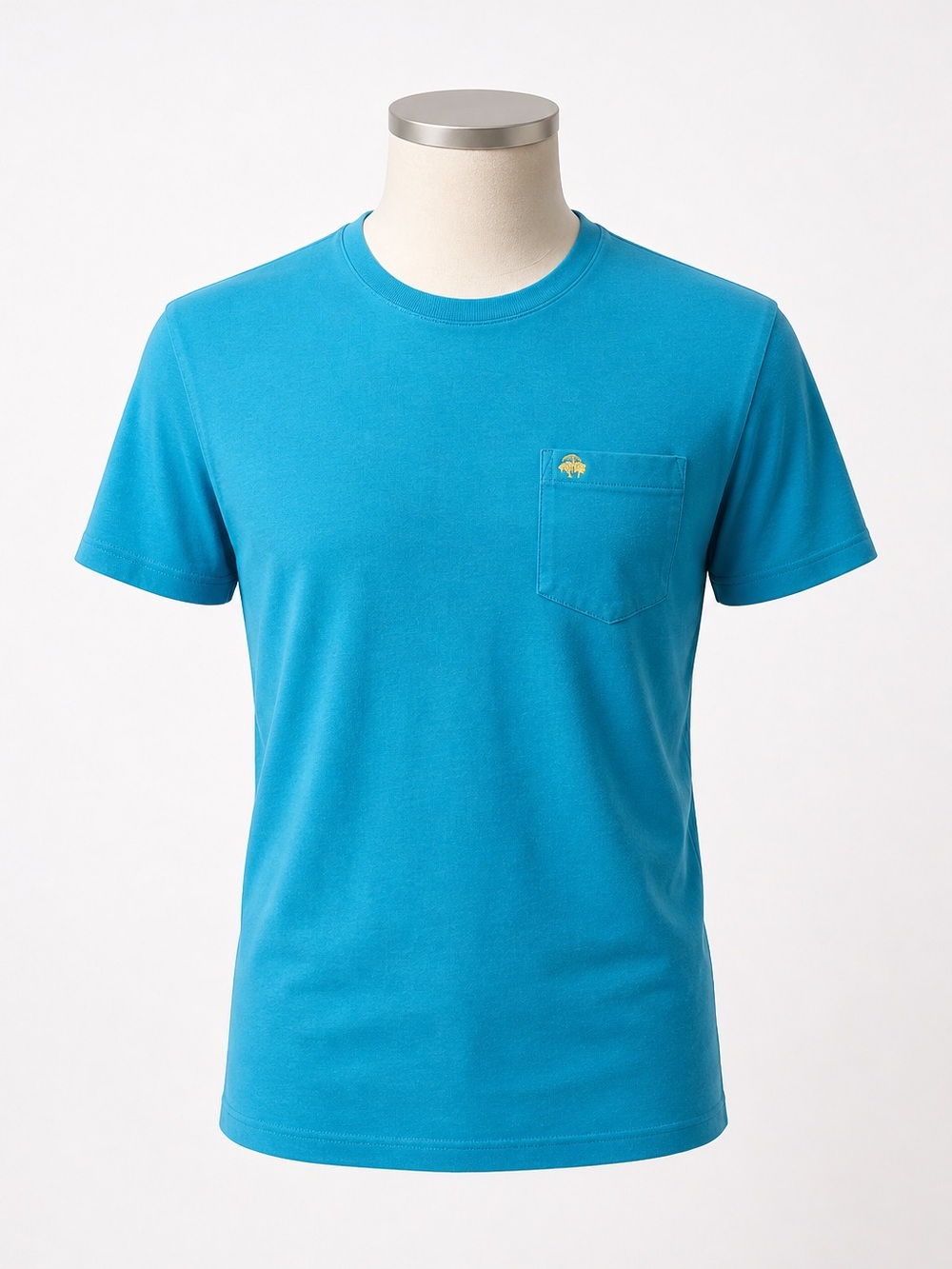 Brooks Brothers Aqua Short Sleeve Tee